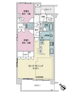 クレアシティ船堀の間取図