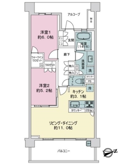 ザ・パークハウス　戸塚の間取図