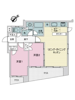 藤和シティホームズ習志野の間取図