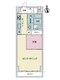 秀和薬円台レジデンスの間取図