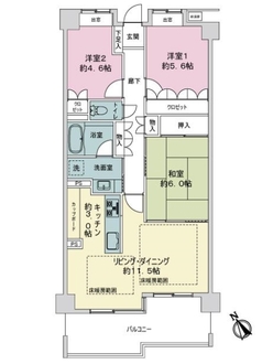 ライオンズガーデン日吉本町の間取図
