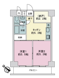 新大塚タウンプラザの間取図