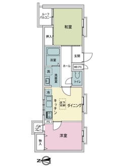ライオンズマンション豊中第２の間取図