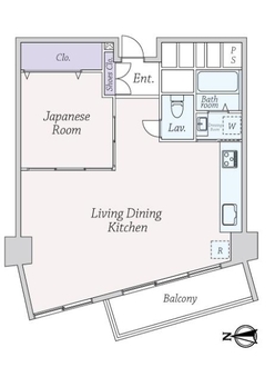 ライオンズマンション駒沢の間取図