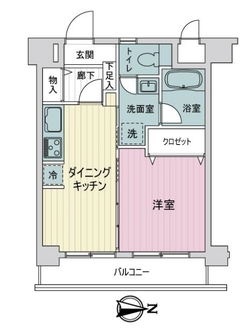 ライオンズマンション大島の間取図