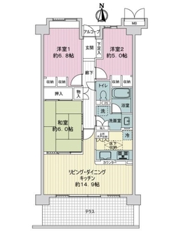 聖護院パーク・ホームズの間取図
