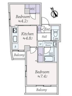 マンション三鷹台の間取図