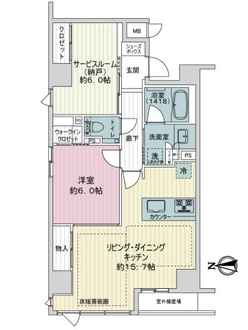 レ・ジェイド京都四条大宮の間取図