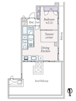 マンション上北沢の間取図