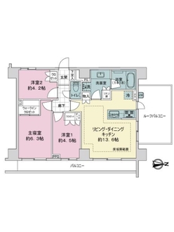 ピアース東京尾久の間取図