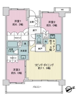ＢＥＬＩＳＴＡ国分寺の間取図