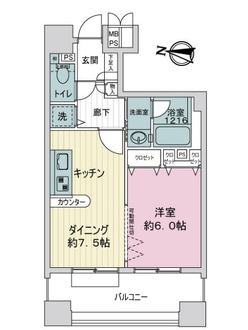 ライオンズステーションプラザ立石の間取図