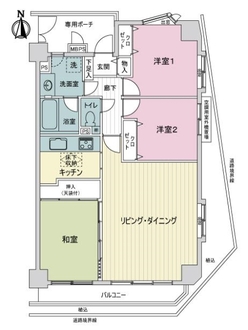 ライオンズガーデン北綾瀬の間取図
