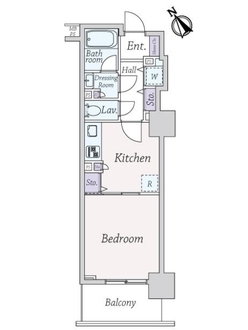 ライオンズタワー池袋の間取図