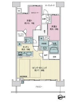 プラウドシティ金町ガーデンの間取図