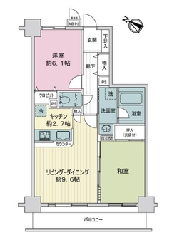 ライオンズシティ町田東の間取図