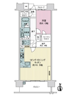 プレサンスグラン泉の間取図