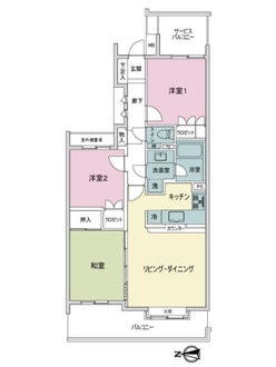 ステイツ東戸塚の間取図