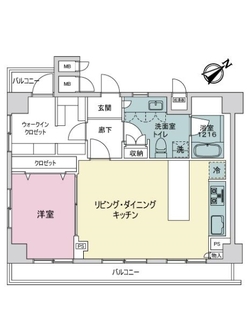 菱和パレス駒込の間取図