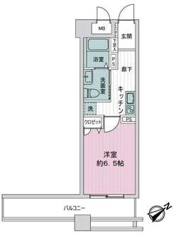 ジェイシティミライエ大手町の間取図