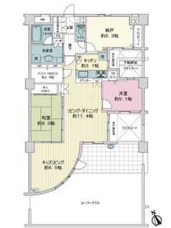ヒューマンスクエア日吉ウルビノの間取図