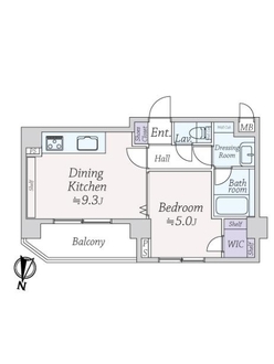 デュオ・スカーラ麹町の間取図
