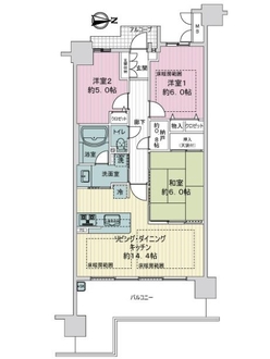 レスタージュ京都の間取図
