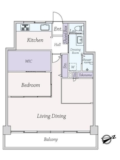 市谷台グランドマンションの間取図