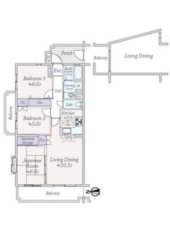ソフィア大井町の間取図
