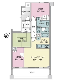 ライオンズ浦和セントマークスの間取図