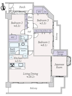 藤和甲陽園東山ホームズの間取図