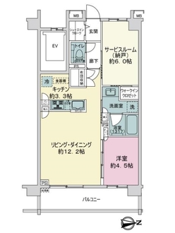 エクセレントシティ馬込ヒルズの間取図