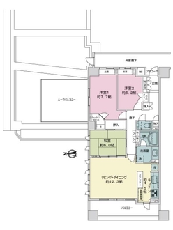 レコシティ・プライムの間取図