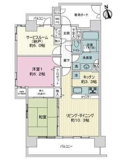 ライオンズシティ御茶ノ水の間取図