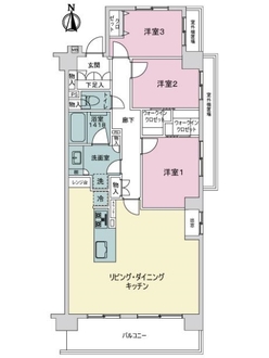 藤和シティホームズ西大島の間取図