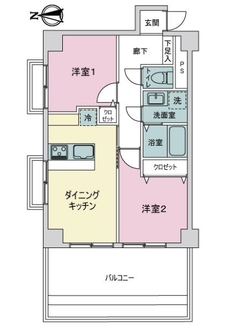 トーア駒込の間取図