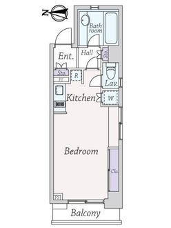 ミディアス渋谷ウエストの間取図