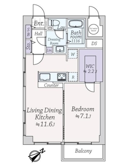 ライオンズマンション高井戸の間取図