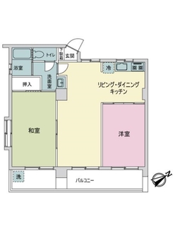 東洋巣鴨コーポの間取図