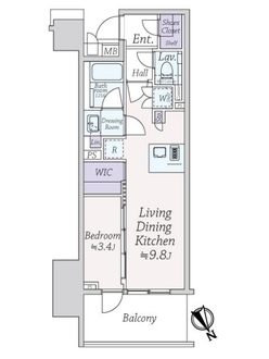プラウド五反田の間取図