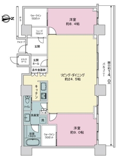 グランドメゾン御園座タワーの間取図