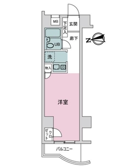 ビューパレー西新井の間取図