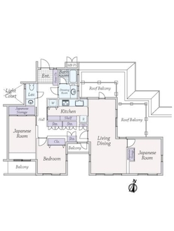 藤和千歳船橋ホームズの間取図