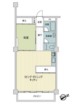 古河ガーデン・マンションの間取図