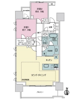 ザ・パークハウス丸の内三丁目の間取図