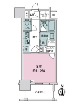 オ－プンレジデンシア栄伏見ＴＨＥＣＯＵＲＴの間取図