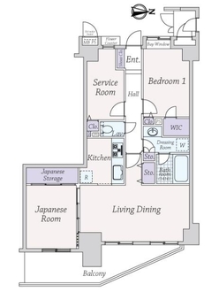 ライオンズガーデンヒルズ白山の間取図