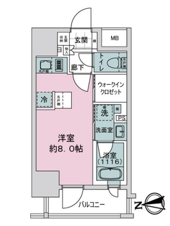 ライオンズ浅草橋ミレスの間取図