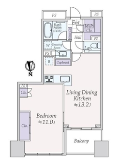 シティタワー銀座東の間取図