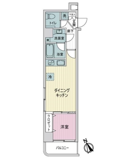 横浜平沼ダイカンプラザ一号館の間取図